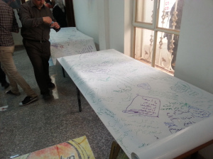 The longest message of peace in the world prepared by a Moja team from the University of Kufa to the University of Anbar